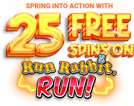 FairSpin 25 Free Spins on Run Rabbit, Run